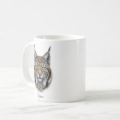 Zwei-Seiten-Lynx-Kaffee-Tasse Kaffeetasse (Vorderseite Links)