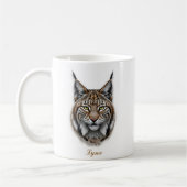 Zwei-Seiten-Lynx-Kaffee-Tasse Kaffeetasse (Links)