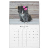 Zwei Seiten MediumKalender, weiß Kalender (Feb 2026)