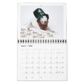 Zwei Seiten MediumKalender, weiß Kalender (Mär 2026)