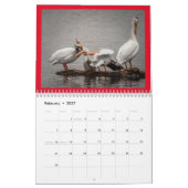Zwei Seiten MediumKalender, weiß Kalender (Feb 2027)
