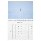 Zwei Seiten MediumKalender, weiß Kalender (Mär 2027)