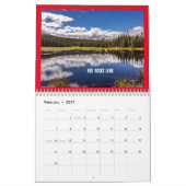 Zwei Seiten MediumKalender, weiß Kalender (Feb 2027)