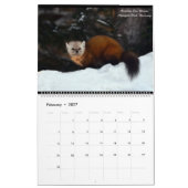 Zwei Seiten MediumKalender, weiß Kalender (Feb 2027)