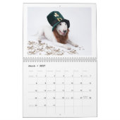 Zwei Seiten MediumKalender, weiß Kalender (Mär 2027)