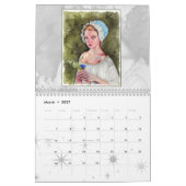 Zwei Seiten MediumKalender, weiß Kalender (Mär 2027)