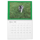 Zwei Seiten MediumKalender, weiß Kalender (Feb 2026)