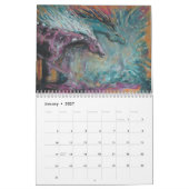 Zwei Seiten MediumKalender, weiß Kalender (Jan 2027)