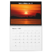 Zwei Seiten MediumKalender, weiß Kalender (Feb 2027)