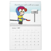 Zwei Seiten MediumKalender, weiß Kalender (Jan 2027)