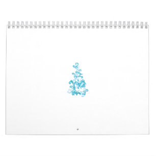 Zwei Seiten MediumKalender, weiß Kalender