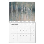 Zwei Seiten MediumKalender, weißer Kalender (Feb 2027)