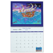Zwei-Seiten-Mittelkalender, Weißer Kalender (Jan 2027)