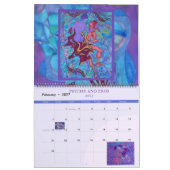 Zwei-Seiten-Mittelkalender, Weißer Kalender (Feb 2027)