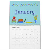 Zwei-Seiten-Mittlerer Schulkalender,  Kalender (Jan 2027)