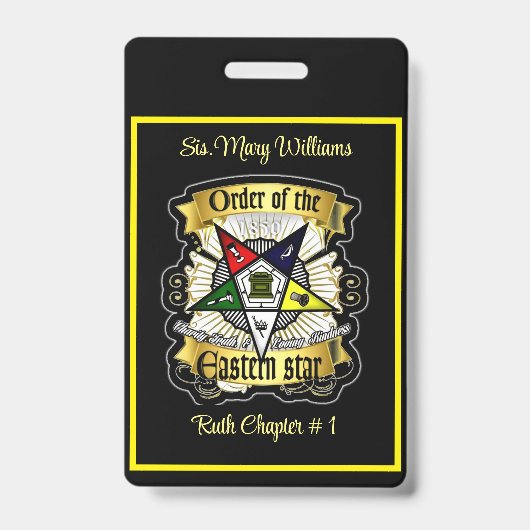 Zwei Seiten OES Ausweis (Vorderseite)