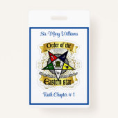 Zwei Seiten OES Ausweis (Rückseite)