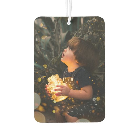 Zwei Seiten-Single-Foto Autolufterfrischer (Rückseite)