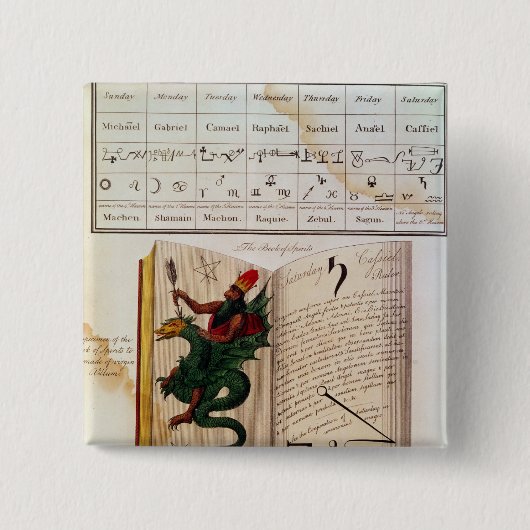 Zwei Seiten 'von den Weisen Button (Vorderseite)