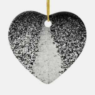 zwei Seiten von Kakao Keramik Ornament