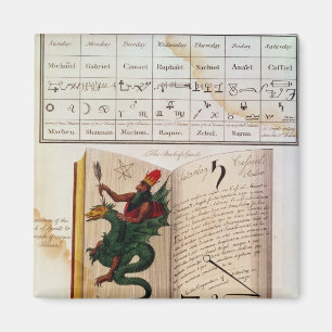 Zwei Seiten von "The Magus" Magnet