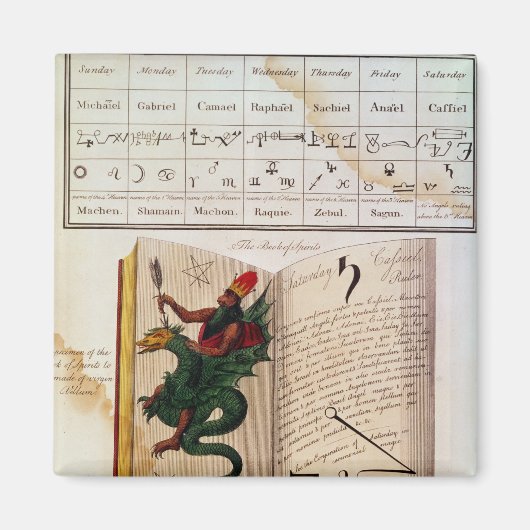 Zwei Seiten von "The Magus" Magnet (Vorne)