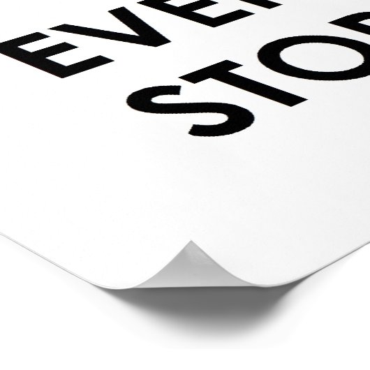 Zwei Seiten zu jedem Story Mirror-Poster Poster (Ecke)