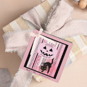 Zwei-seitige "Flüchtige Blick a Boo" Kinderdusche Geschenkanhänger