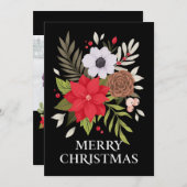 Zwei-seitige frohe Weihnachtsfeiertage-Foto Feiertagskarte (Vorne/Hinten)