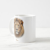 Zwei-seitige Lion-Kaffee-Tasse Kaffeetasse (Vorderseite Links)