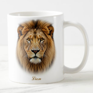 Zwei-seitige Lion-Kaffee-Tasse Kaffeetasse