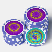 Zwei-seitige Poker-Chips Pokerchips (Stapel)