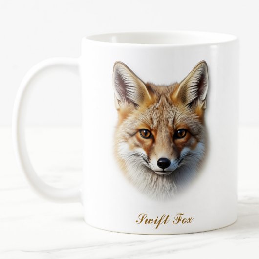 Zwei-seitige Swift-Fox-Tasse Kaffeetasse
