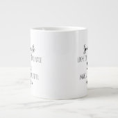 Zwei-seitige - Tasse-Riesenkaffee-Tasse Jumbo-Tasse (Vorderseite)