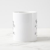 Zwei-seitige - Tasse-Riesenkaffee-Tasse Jumbo-Tasse (Vorderseite)