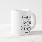 Zwei-seitige - Tasse-Riesenkaffee-Tasse Jumbo-Tasse (Vorderseite Rechts)