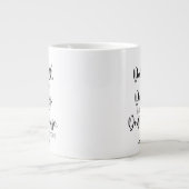 Zwei-seitige - Tasse-Riesenkaffee-Tasse Jumbo-Tasse (Vorderseite)