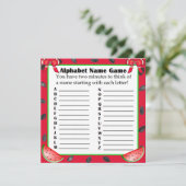 Zwei seitliche Duschspiele Watermelon Themenwelt Einladung (Stehend Vorderseite)