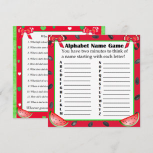 Zwei seitliche Duschspiele Watermelon Themenwelt Einladung