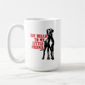 Zwei seitliche gedruckte Great Dane Friends Kaffeetasse (Links)