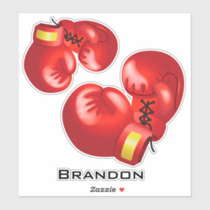 Zwei Sets Boxing-Design-Sticker Aufkleber