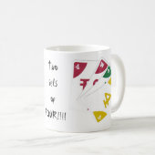Zwei Sets von vier! Kaffeetasse (VorderseiteRechts)