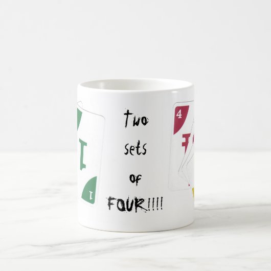 Zwei Sets von vier! Kaffeetasse (Mittel)