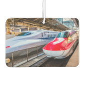 Zwei Shinkansen am Bahnhof Tokio Autolufterfrischer (Rückseite)