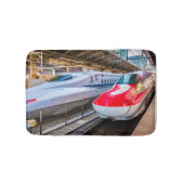Zwei Shinkansen am Bahnhof Tokio Badematte (Vorderseite)