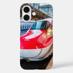 Zwei Shinkansen am Bahnhof Tokio iPhone 16 Hülle