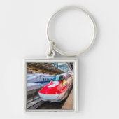 Zwei Shinkansen am Bahnhof Tokio Schlüsselanhänger (Vorne)