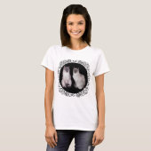 Zwei siamesische Katzen T-Shirt (Vorne ganz)