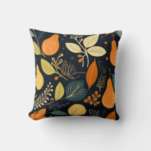 Zwei Side Fall Apricots Pattern Drehkissen Kissen