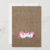 Zwei Sieger Religious Dankes Karten mit Pumpkins (Rückseite)